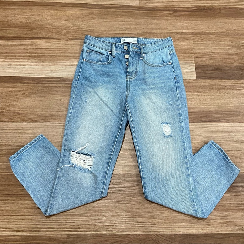 Rsq distressed boyfriend jeans